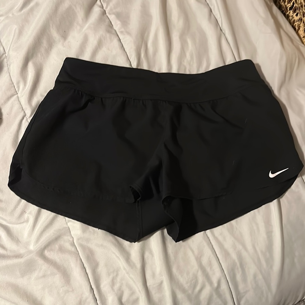 Large Black Nike Running Shorts!